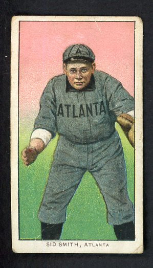 1909-11 T206 T 206 Sid Smith Atlanta VG 536592