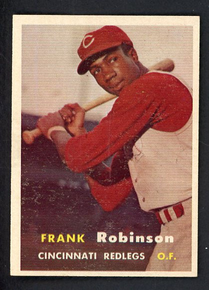 1957 Topps Baseball #035 Frank Robinson Reds EX-MT 536614