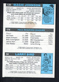 1980 Topps #34/174/139 Larry Bird Magic Johnson VG-EX mc 536616
