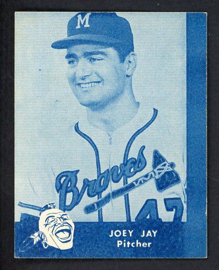 1960 Lake To Lake Joey Jay Braves EX 536629