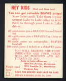 1960 Lake To Lake Charlie Dressen Braves EX-MT 536631