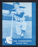 1960 Lake To Lake Red Schoendienst Braves EX-MT 536632