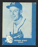 1960 Lake To Lake George Myatt Braves VG 536633