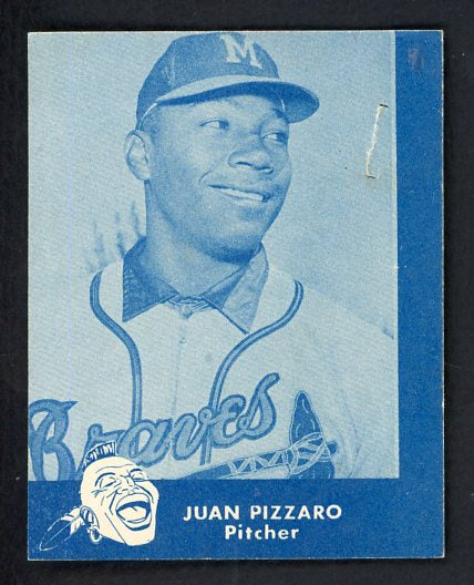 1960 Lake To Lake Juan Pizzaro Braves GD-VG staple holes 536638
