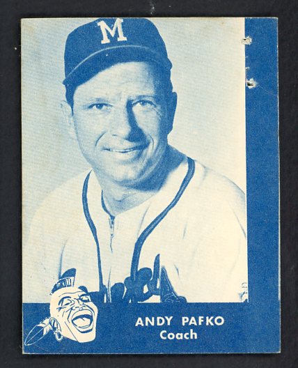 1960 Lake To Lake Andy Pafko Braves GD-VG staple holes 536643
