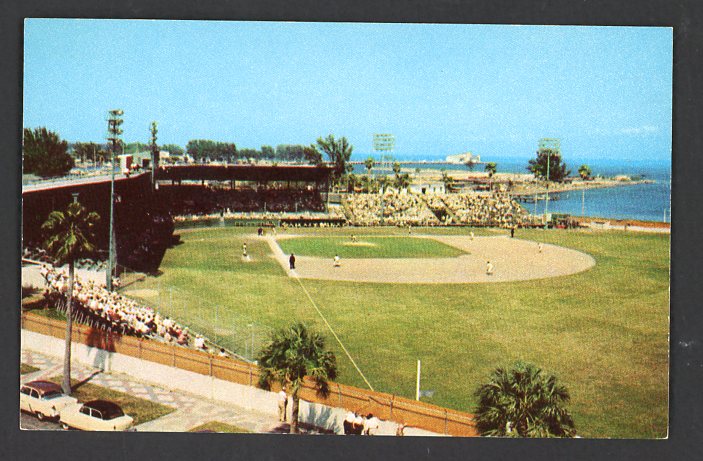 1960's Stadium Postcard Al Lang Stadium St. Petersburg EX-MT 536650