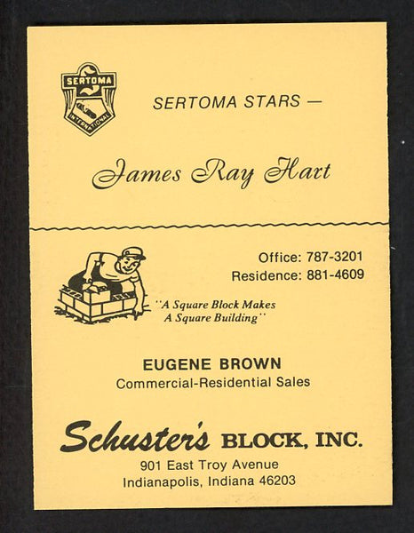 1977 Sertoma Stars Jim Ray Hart Giants NR-MT 536673