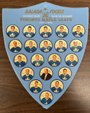 1961 Salada Shield Toronto Maple Leafs w 20 Coins EX 536691