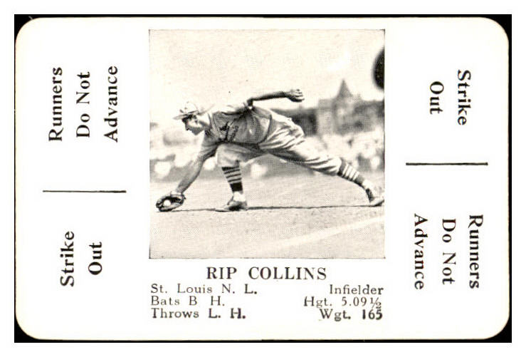 1936 S&S Game Rip Collins Cardinals NR-MT 536715