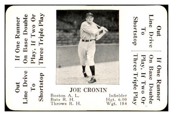 1936 S&S Game Joe Cronin Red Sox NR-MT 536716
