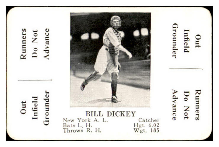 1936 S&S Game Bill Dickey Yankees NR-MT 536722