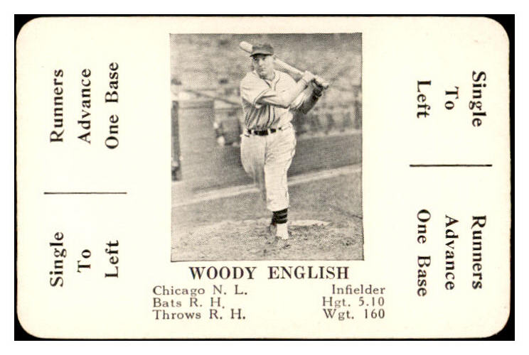 1936 S&S Game Woody English Cubs NR-MT 536723