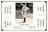 1936 S&S Game Pete Fox Tigers NR-MT 536726
