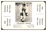 1936 S&S Game Charlie Grimm Cubs NR-MT 536733