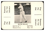 1936 S&S Game Mule Haas White Sox NR-MT 536734