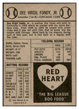 1954 Red Heart Dee Fondy Cubs NR-MT 536767