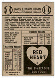 1954 Red Heart Jim Hegan Indians NR-MT 536771