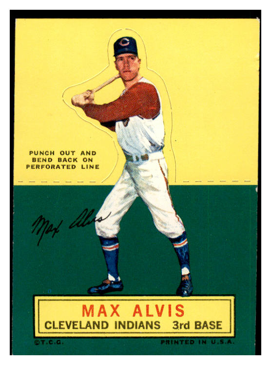 1964 Topps Baseball Stand Ups Max Alvis Indians EX+/EX-MT 536796