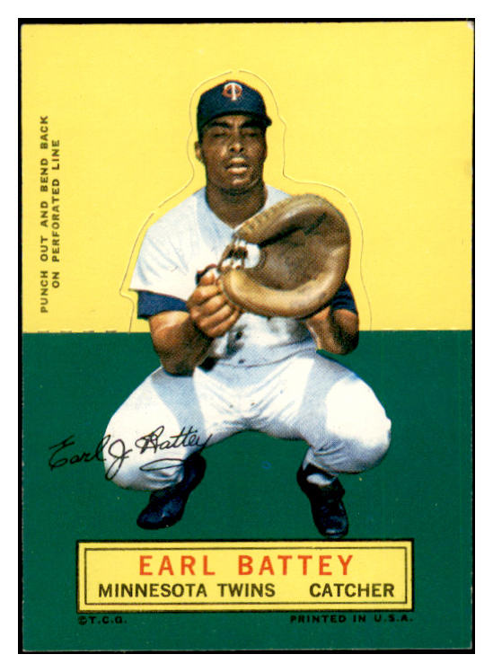 1964 Topps Baseball Stand Ups Earl Battey Twins EX-MT 536800