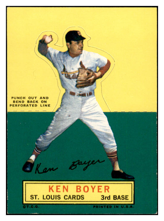 1964 Topps Baseball Stand Ups Ken Boyer Cardinals EX-MT 536801