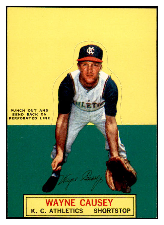 1964 Topps Baseball Stand Ups Wayne Causey A's EX-MT 536805