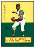 1964 Topps Baseball Stand Ups Ed Charles A's EX-MT/NR-MT 536807