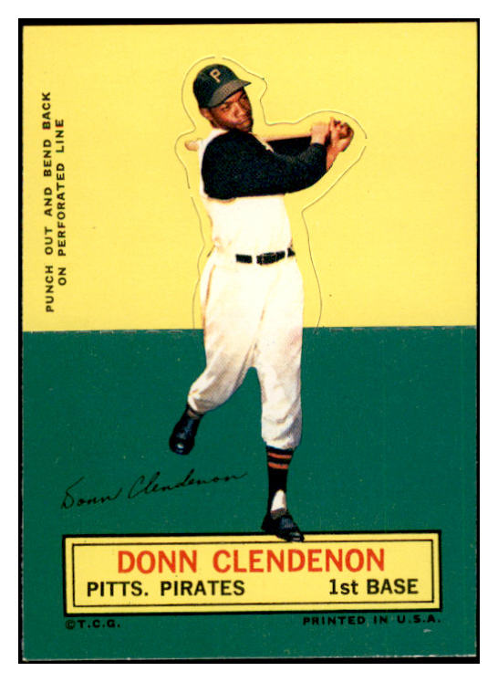 1964 Topps Baseball Stand Ups Donn Clendenon Pirates EX-MT/NR-MT 536808