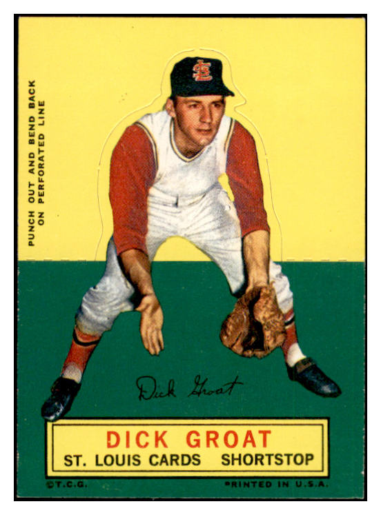 1964 Topps Baseball Stand Ups Dick Groat Cardinals EX-MT 536819