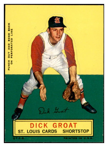 1964 Topps Baseball Stand Ups Dick Groat Cardinals EX-MT 536819
