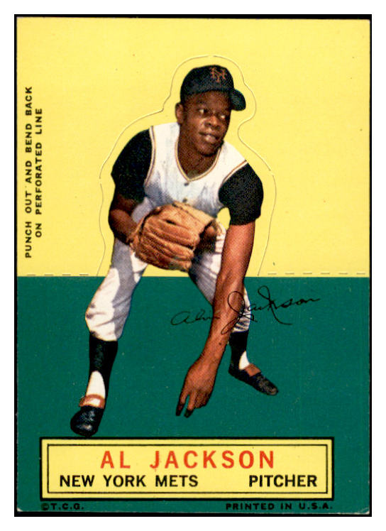 1964 Topps Baseball Stand Ups Al Jackson Mets EX+/EX-MT 536825