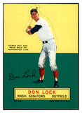 1964 Topps Baseball Stand Ups Don Lock Senators EX-MT/NR-MT 536829
