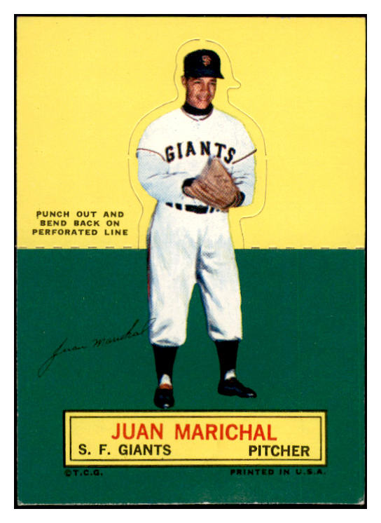 1964 Topps Baseball Stand Ups Juan Marichal Giants EX+ 536833