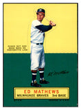 1964 Topps Baseball Stand Ups Eddie Mathews Braves EX+/EX-MT 536834