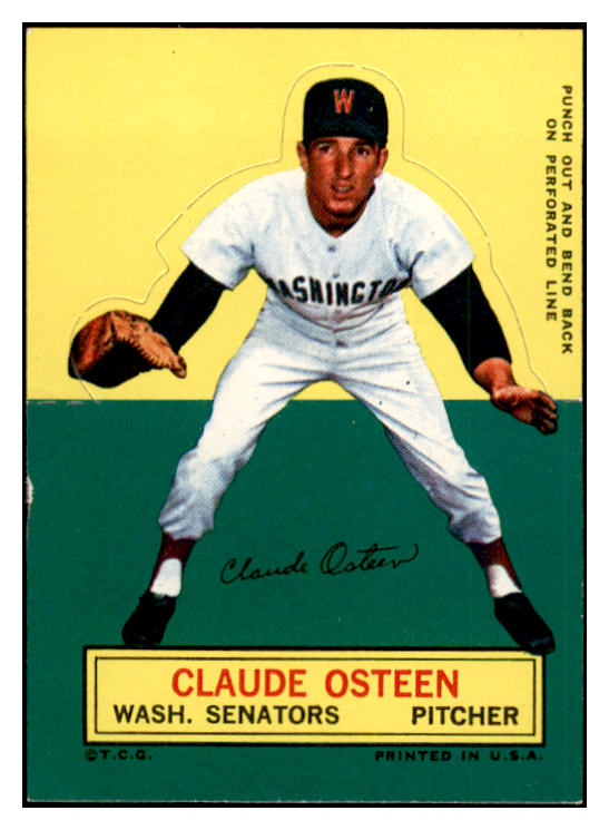 1964 Topps Baseball Stand Ups Claude Osteen Senators EX-MT 536838