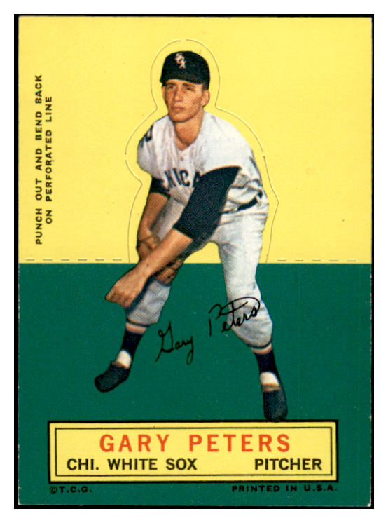 1964 Topps Baseball Stand Ups Gary Peters White Sox EX-MT 536842