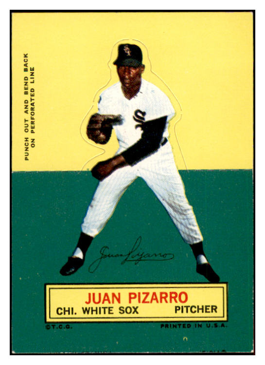 1964 Topps Baseball Stand Ups Juan Pizarro White Sox EX-MT 536844