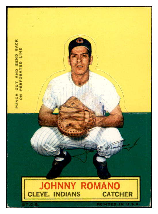 1964 Topps Baseball Stand Ups Johnny Romano Indians VG-EX 536852