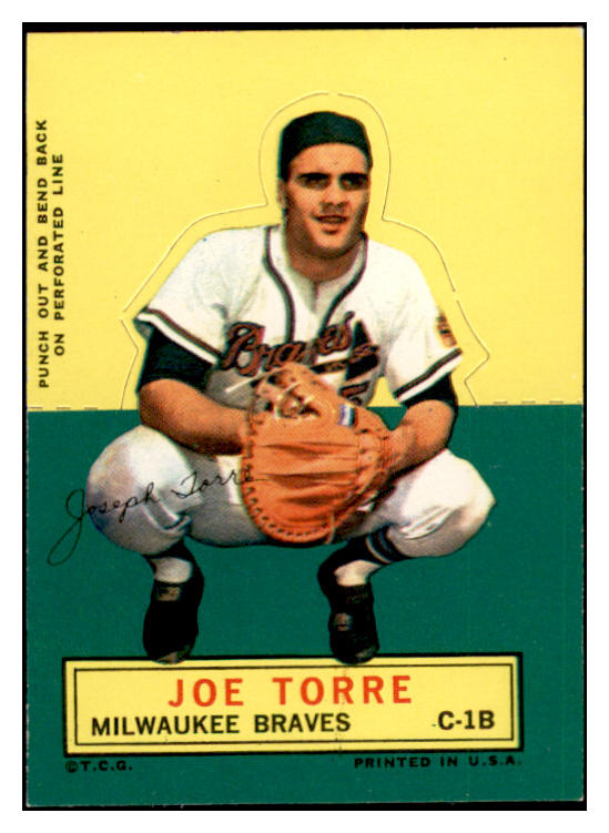 1964 Topps Baseball Stand Ups Joe Torre Braves EX-MT/NR-MT 536858