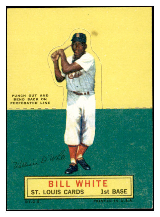 1964 Topps Baseball Stand Ups Bill White Cardinals EX+/EX-MT 536860