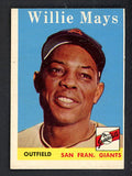 1958 Topps Baseball #005 Willie Mays Giants VG-EX 536865