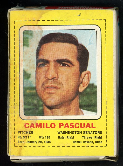 1969 Transogram #027 Camilo Pascual Senators Box Statue 536889