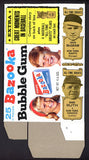 1969 Bazooka #005 Lou Gehrig Yankees Box No Top Flap EX-MT/NR-MT 536910