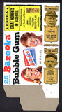 1969 Bazooka #006 Walter Johnson Senators Box No Top Flap EX-MT/NR-MT 536911