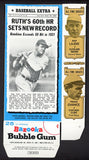 1969 Bazooka #011 Babe Ruth Yankees Box No Top Flap EX-MT/NR-MT 536916
