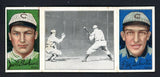 1912 T202 Hassan Triple Folder Jimmy Sheckard Frank Schulte 536920