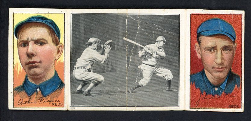 1912 T202 Hassan Triple Folder Arthur Fromme John Mclean 536922