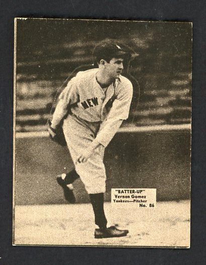 1934-36 Batter Up #086 Lefty Gomez Yankees EX-MT 536926