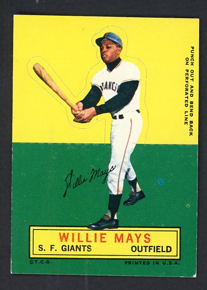 1964 Topps Baseball Stand Ups Willie Mays Giants EX+/EX-MT 536932