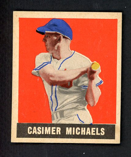 1948 Leaf Baseball #013 Cas Michaels White Sox EX-MT 536937