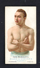 1888 N28 Allen & Ginter Jack McAuliffe Boxer EX 536947